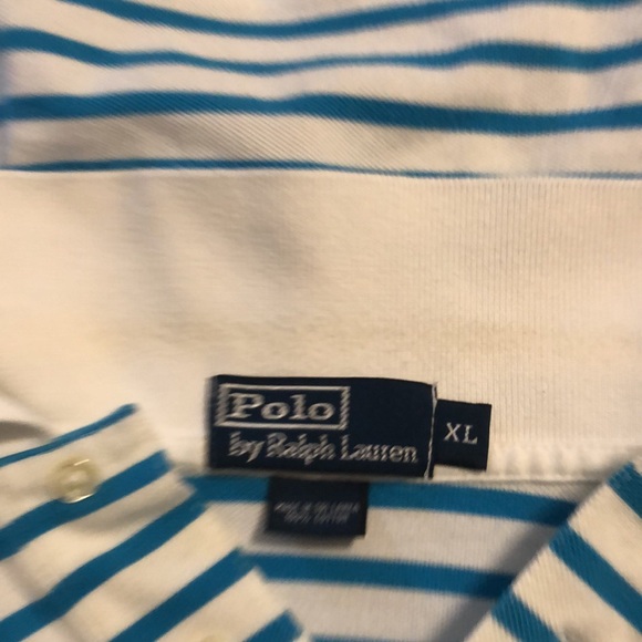 Polo Ralph Lauren Striped SS Mesh Polo size XL - Picture 6 of 6
